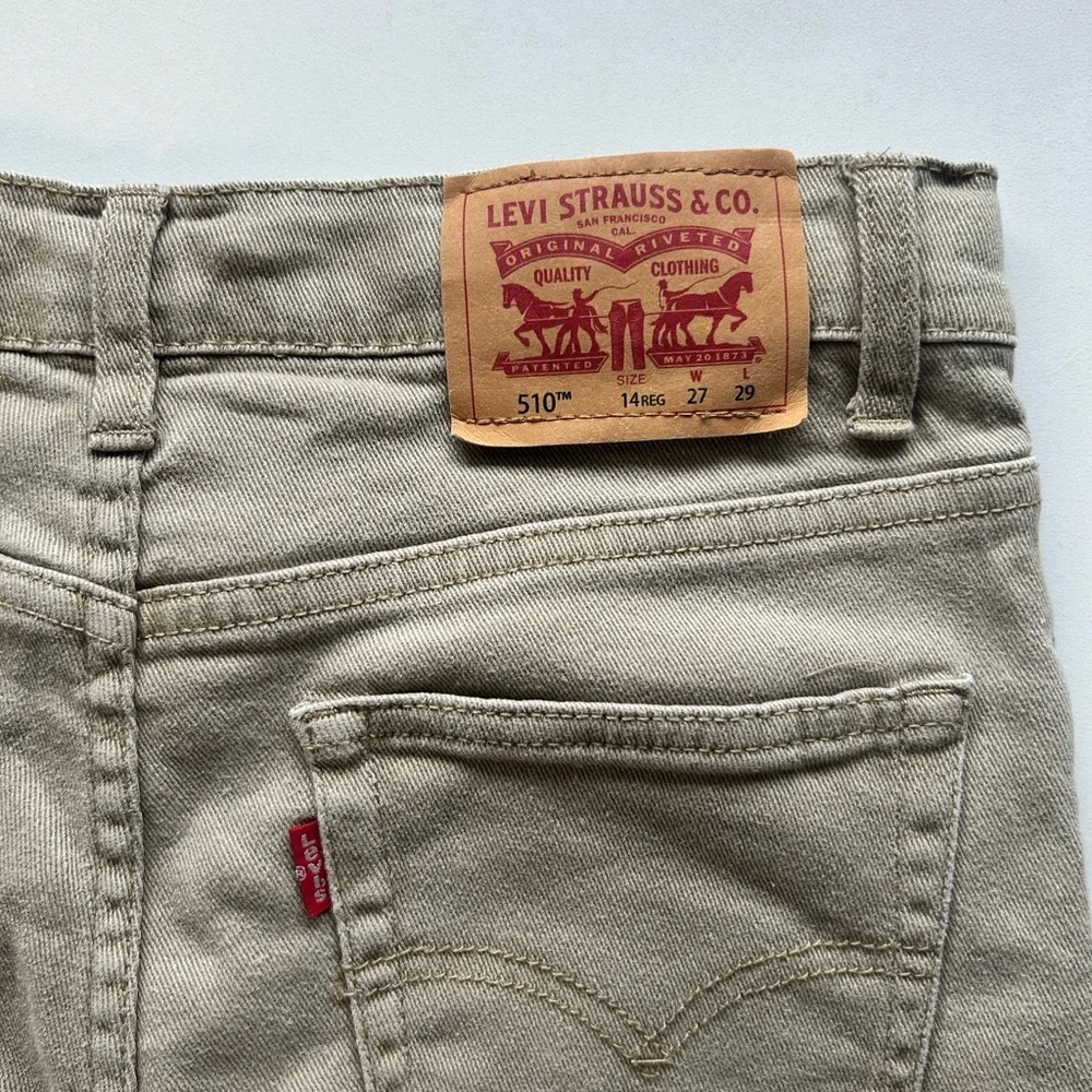 Levi's‎ Youth Slim Fit Jeans in Light Beige